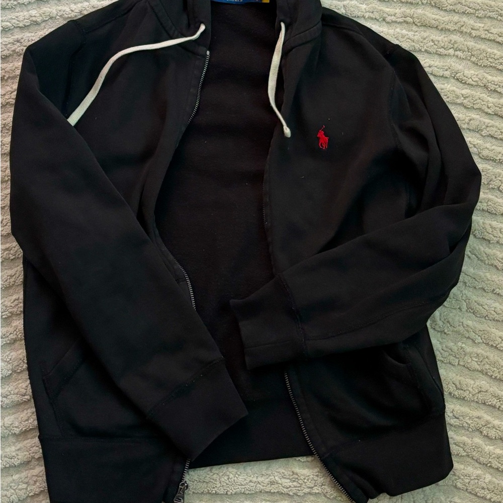 Ralph Lauren fleece full zip hoodie